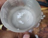 A picture of step 1 of Sago Vada.