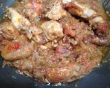 A picture of step 6 of Chicken masala.