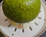 A picture of step 1 of Sweet lime plum mojito.