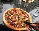 A picture of step 19 of Homemade Braai (BBQ) Pizza.