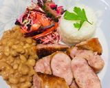 Foto del paso 2 de la receta: Chorizos a la Parrilla con Ensalada Arroz y Frijol!