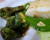 Foto del paso 7 de la receta Bacalao confitado con salsa de espinacas