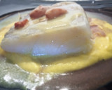 Foto del paso 7 de la receta: Lomos de Bacalao a Baja Temperatura en Crema de Cúrcuma y Trufa en Salsa de P.X. y Pil Pil