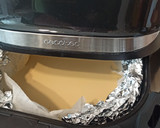 Foto del paso 4 de la receta: Tarta de queso rápida y fácil en freidora de aire