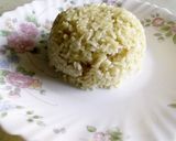 A picture of step 6 of Jeera rice with chana dal curry.