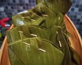 Foto langkah ke 8 dari resep Botok Udang Rebon Bumbu a la Padang.