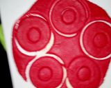 A picture of step 4 of Red velvet doughnuts#my Valentine's recipe#author marathon.