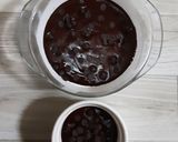 Foto langkah ke 3 dari resep Bolu cokelat ekonomis satu telur tanpa mixer.