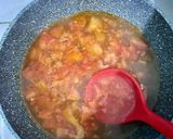 Foto langkah ke 4 dari resep Sup Tomat Telur Topping Sosis Wortel.
