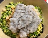 节瓜. 虾仁. 鸡蛋. 黑木耳饺子的食譜步驟5照片