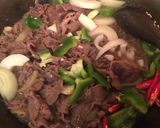 Foto langkah ke 5 dari resep Daging Sapi Paprika.