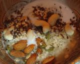 A picture of step 6 of Healthy protein coconut milk shake with carrot and cucumber.