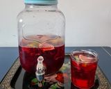 Foto del paso 3 de la receta: Agua de jamaica con jengibre y naranja