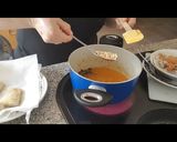 Foto del paso 12 de la receta Bacalao con pasas, piñones y huevo duro