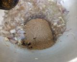 A picture of step 4 of Aloo Qeema.