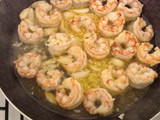 Gambas al ajillo - a mi manera
