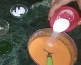 A picture of step 2 of Tri Color Dhokla.