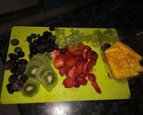 A picture of step 1 of Fruit Popsicle (Ice pop).