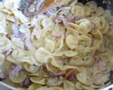 Foto del paso 3 de la receta: Pasta a la crema de champiñones