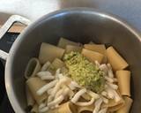 Pasta with black squid ink, squid and pistachio pesto recipe step 6 photo