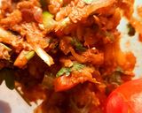 A picture of step 4 of Masala Bhary Karely 😋😋.