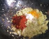 A picture of step 2 of Kathal (fanas) ki sabji.
