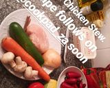 A picture of step 1 of SA Chicken Stew.