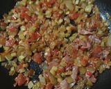 Foto del paso 4 de la receta Huevo con verduras y jamón