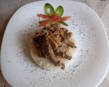 Foto del paso 7 de la receta: Lomo al strogonoff con arroz moldeado