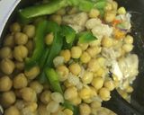 A picture of step 1 of Korma with chickpea sauce.