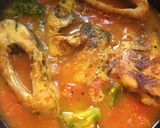 A picture of step 6 of Broccoli Fish Curry.