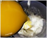 A picture of step 2 of Orange Marble Cake🍊🎂.