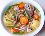 Hình bước làm 3 của món Canh SƯỜN bò