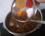 A picture of step 9 of Achaari Sattu Paratha and Masala Moong Combo.
