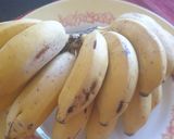 A picture of step 1 of BananaReceipe#themechallenge.
