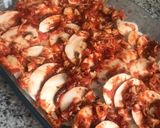 Foto del paso 5 de la receta: “Lasaña” de pollo y champiñones