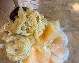 Hình bước làm 3 của món Melon smoothie (sinh tố dưa gang đậu xanh)