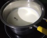 A picture of step 1 of Firni cake Malpua.