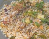 A picture of step 3 of Egg Rice.