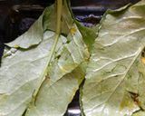 A picture of step 6 of Spinach fry stuffed with sweet corn (Bora).