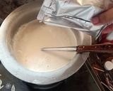 A picture of step 1 of Badami kheer.