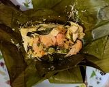 Foto langkah ke 4 dari resep Pepes/Botok Udang Tahu Kemangi.