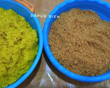 Foto langkah ke 7 dari resep Ketan Kuning Bumbu Serundeng Pedas Manis gurih.