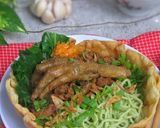 Foto langkah ke 9 dari resep Mie Ayam Mangkuk Pangsit.