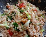 รูปขั้นตอนการทำที่ 9 ของ ข้าวผัดไข่