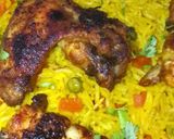 صورة لخطوة 1 من وصفة أرز 🍚في الفرن بأجنحة الدجاج 🐔