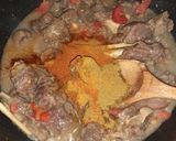 A picture of step 3 of Mutton Makhni.
