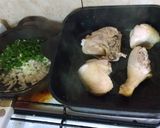Foto del paso 1 de la receta: Pollo en salsa crema de verdeo