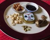 A picture of step 1 of Black is delicious, Black rice pudding in Iyangar style.