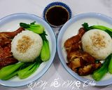 Hình bước làm 2 của món Đùi gà hầm nước tương
